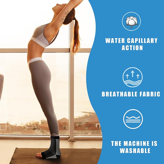 4 Pairs of Comfort-Focused Recovery Socks for All