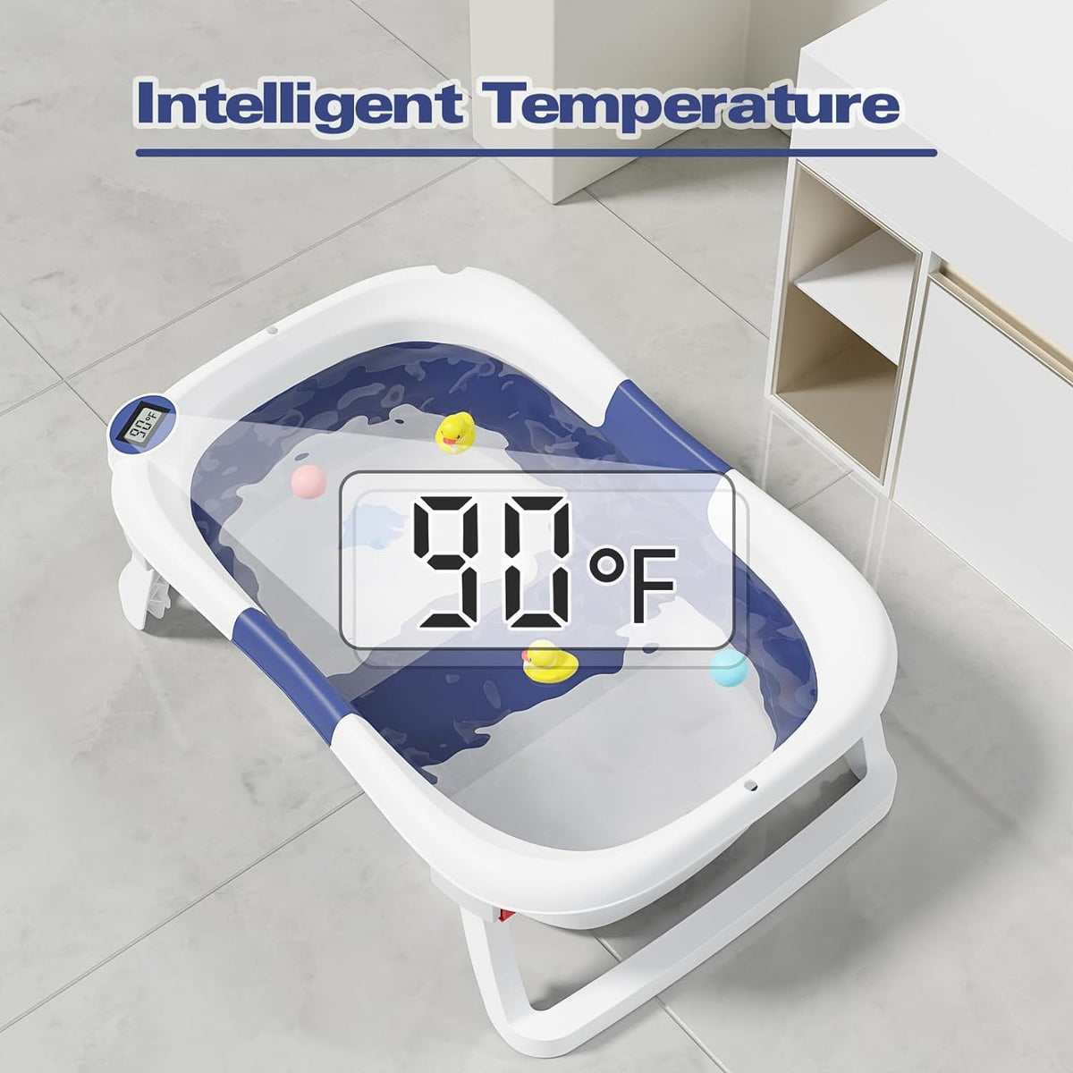 Comfortable Baby Bathing Experience with Smart Features