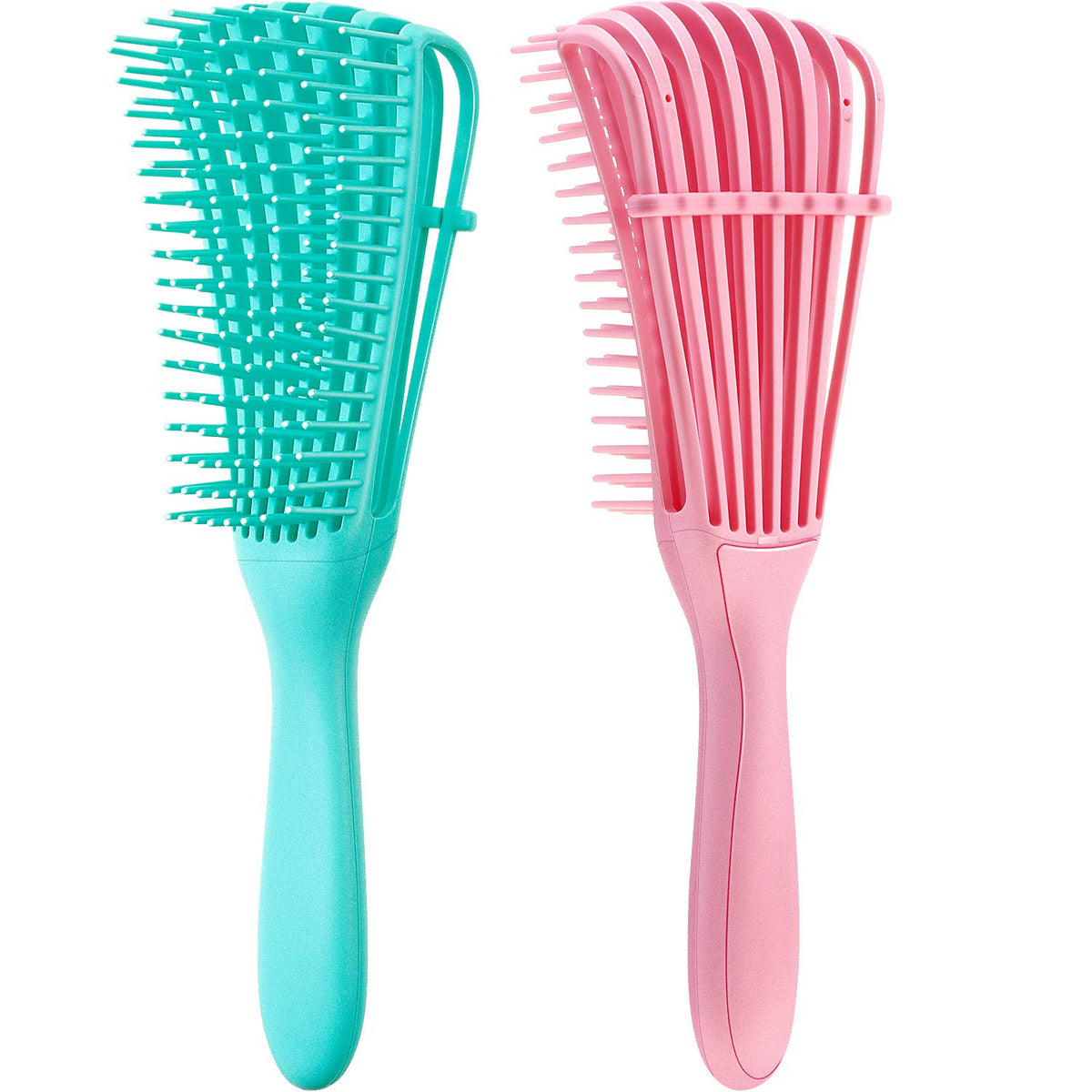 Pair of Effortless Detangling Brushes for Textured Hair