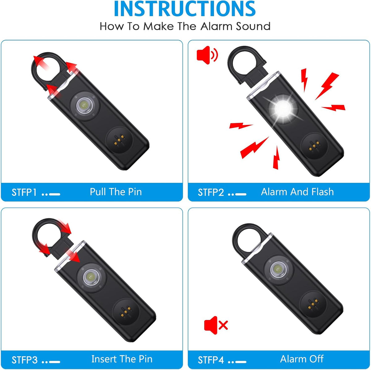 Keyring Personal Alarm – Buy One, Get One Free
