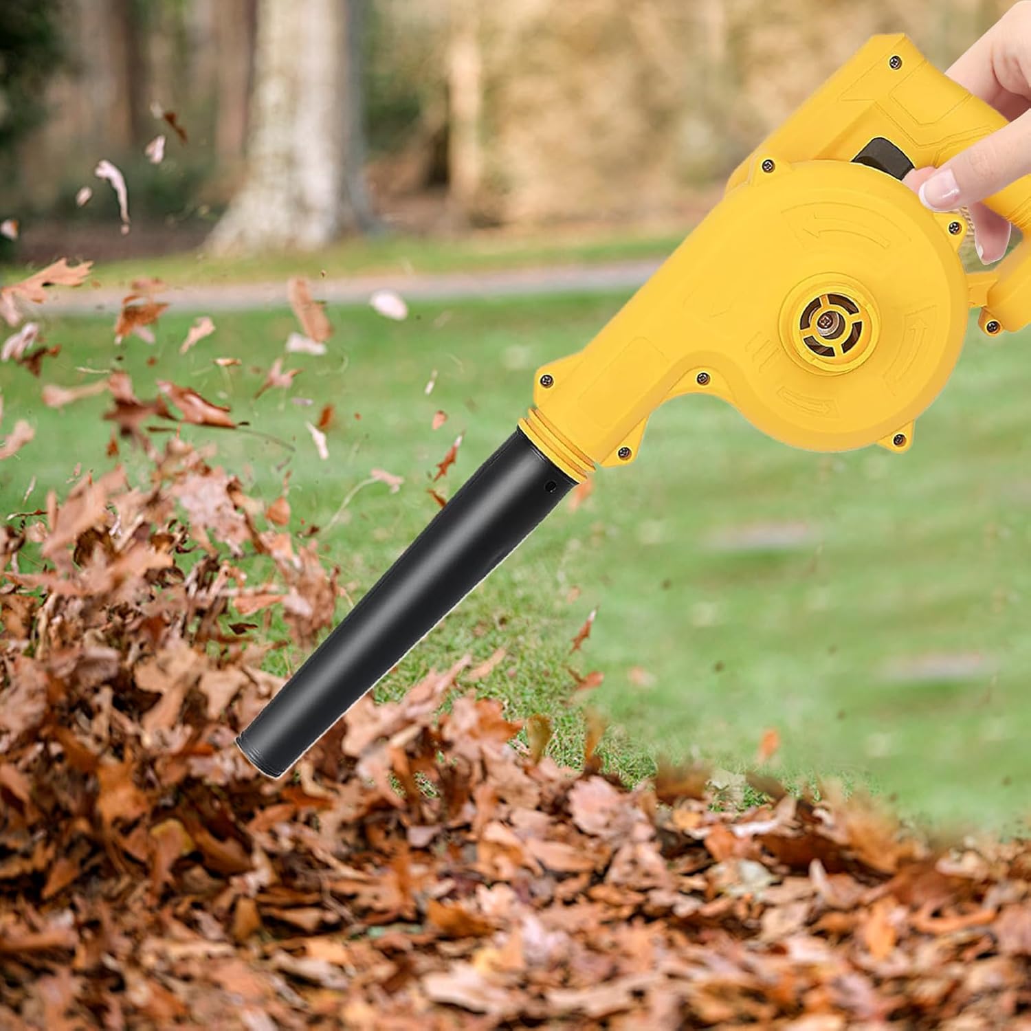 Portable Cordless Leaf Blower – Handheld Air and Dust Cleaner for Garden and Snow