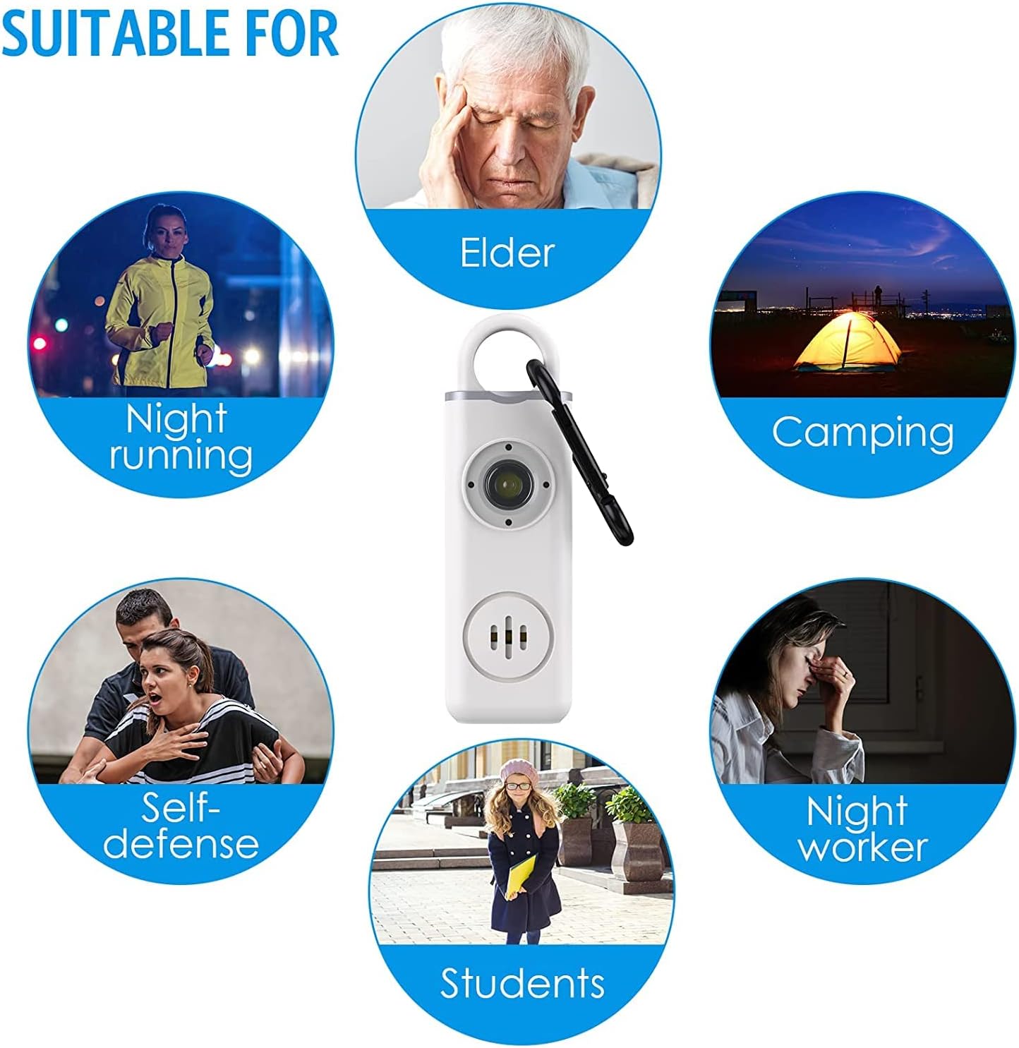 Keyring Personal Alarm – Buy One, Get One Free