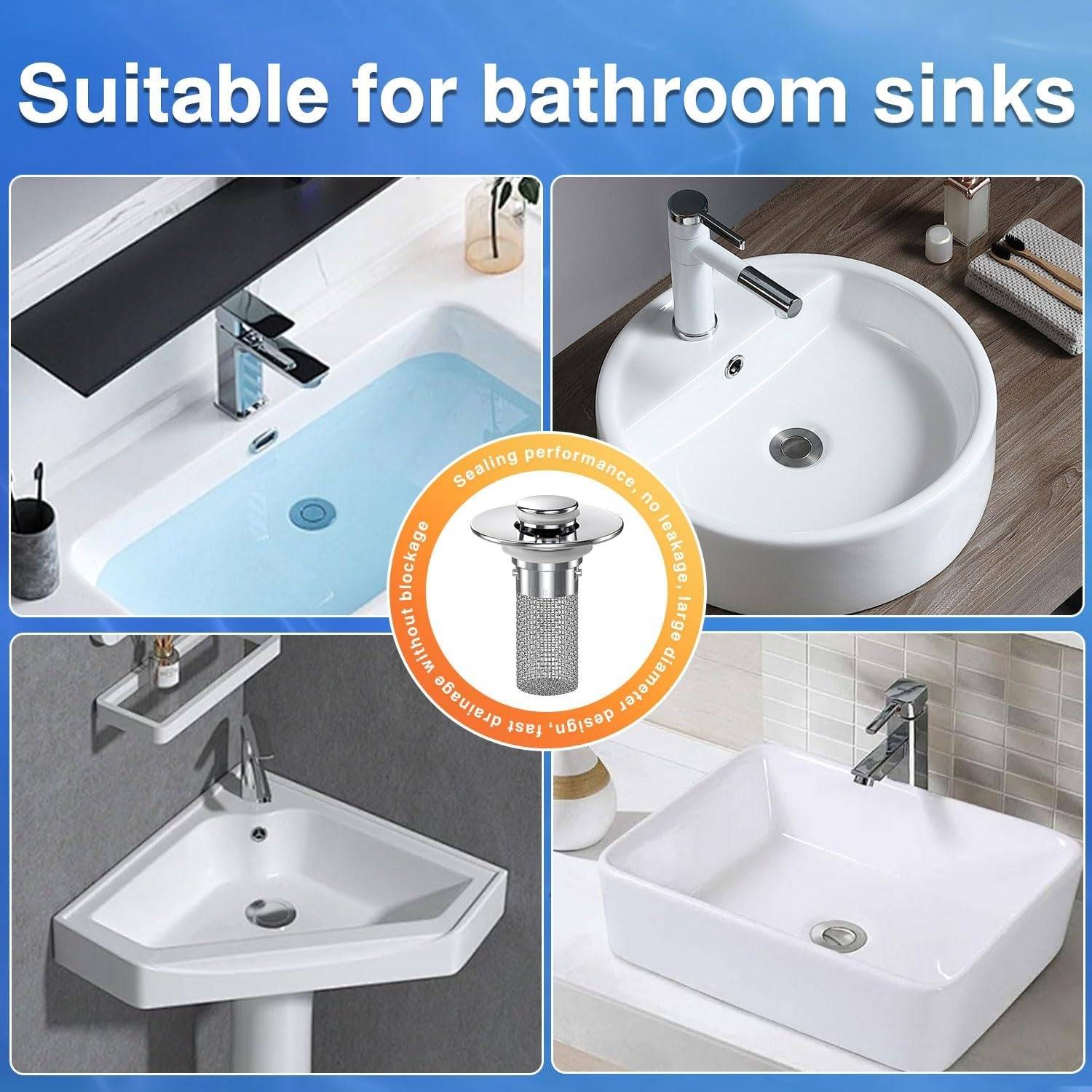 Ultimate Sink Stopper for Odor and Pest Protection