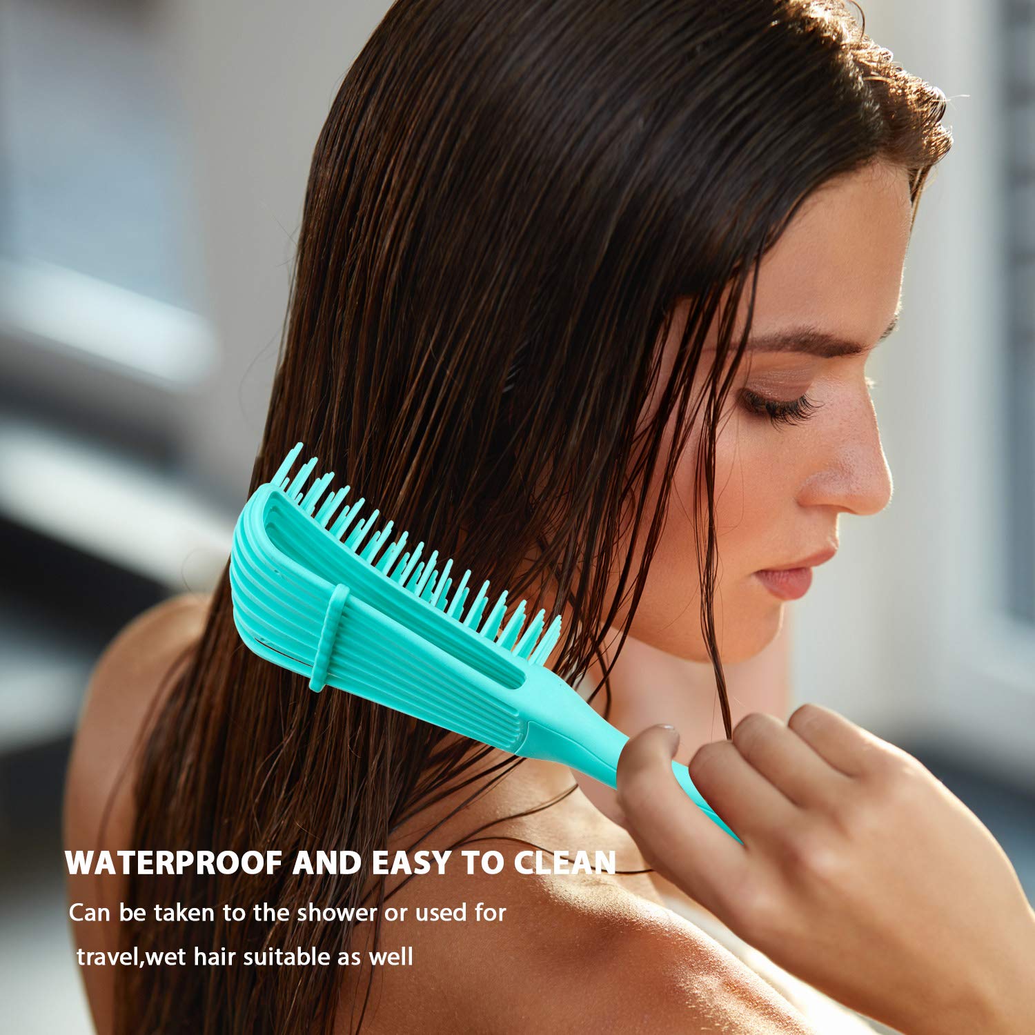 Pair of Effortless Detangling Brushes for Textured Hair