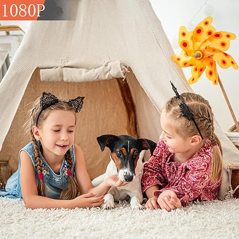 Compact HD Security Camera with Night Vision and WiFi Streaming