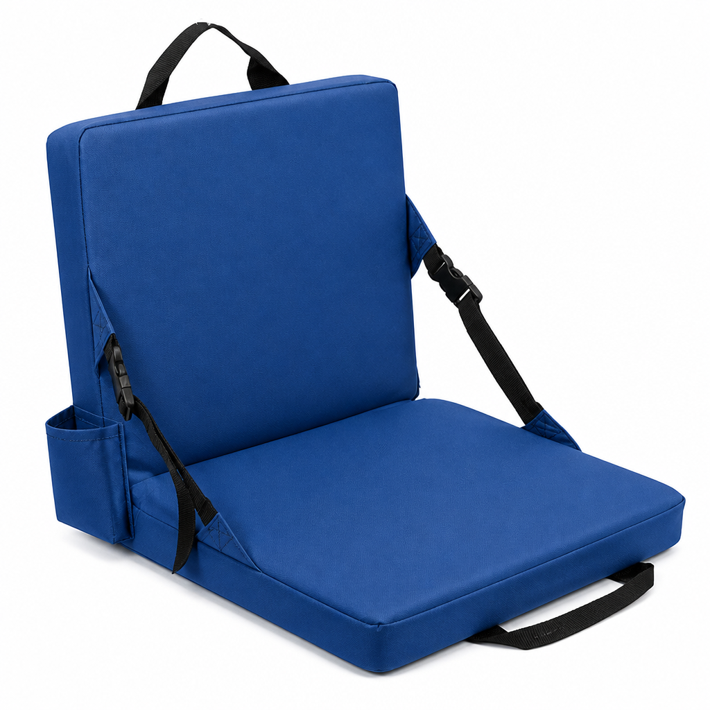 Padded Backrest & Seat 600D Oxford Outdoor Folding Chair (Side Pocket)