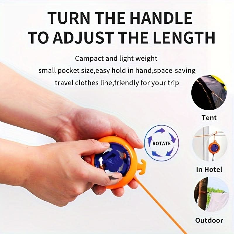 Versatile Travel Clothesline for Outdoor Adventures