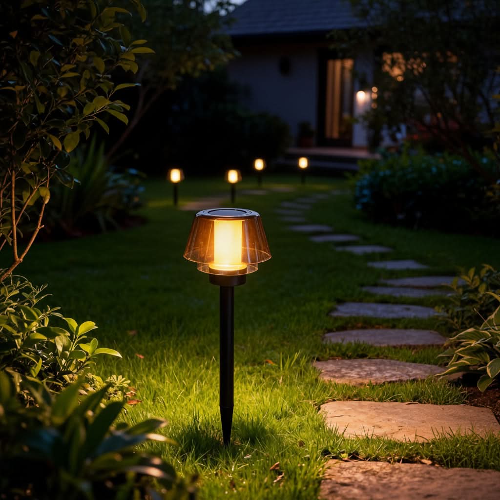LUMINAIRE – Elegant Solar Flame Light for Outdoor Elegance