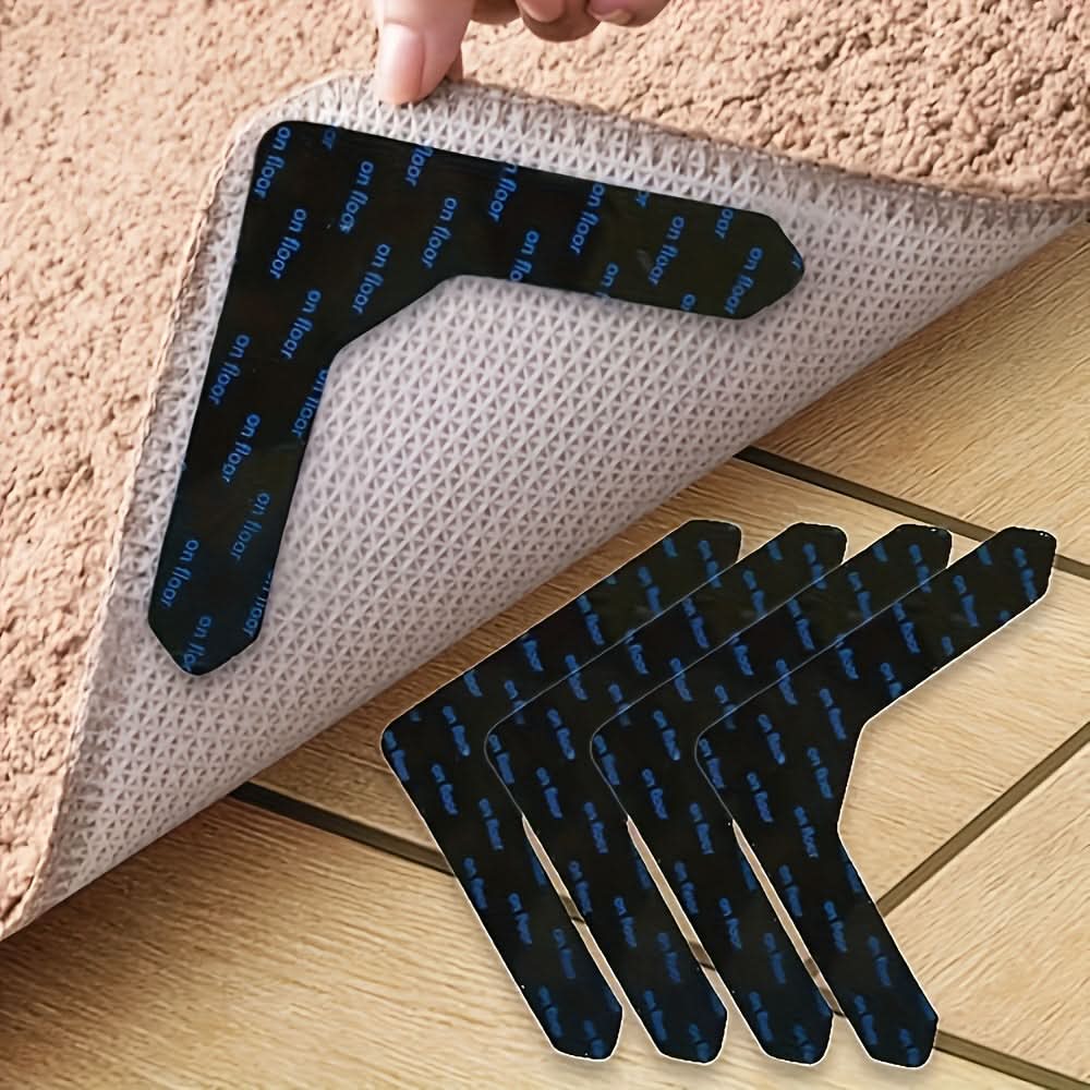 SecureGrip™ Reusable Non-Marking Carpet Stickers for Home and Office