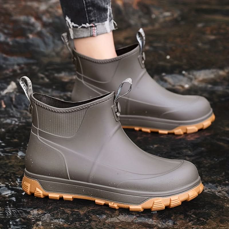 WeatherGuard - Stylish Slip-On Rain Boots for All Outdoors