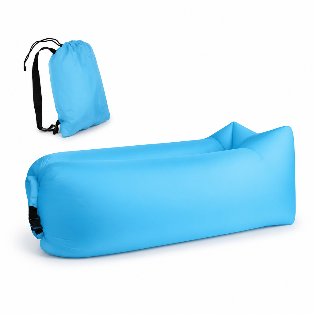 Pump-Free Polyester Inflatable Lounger