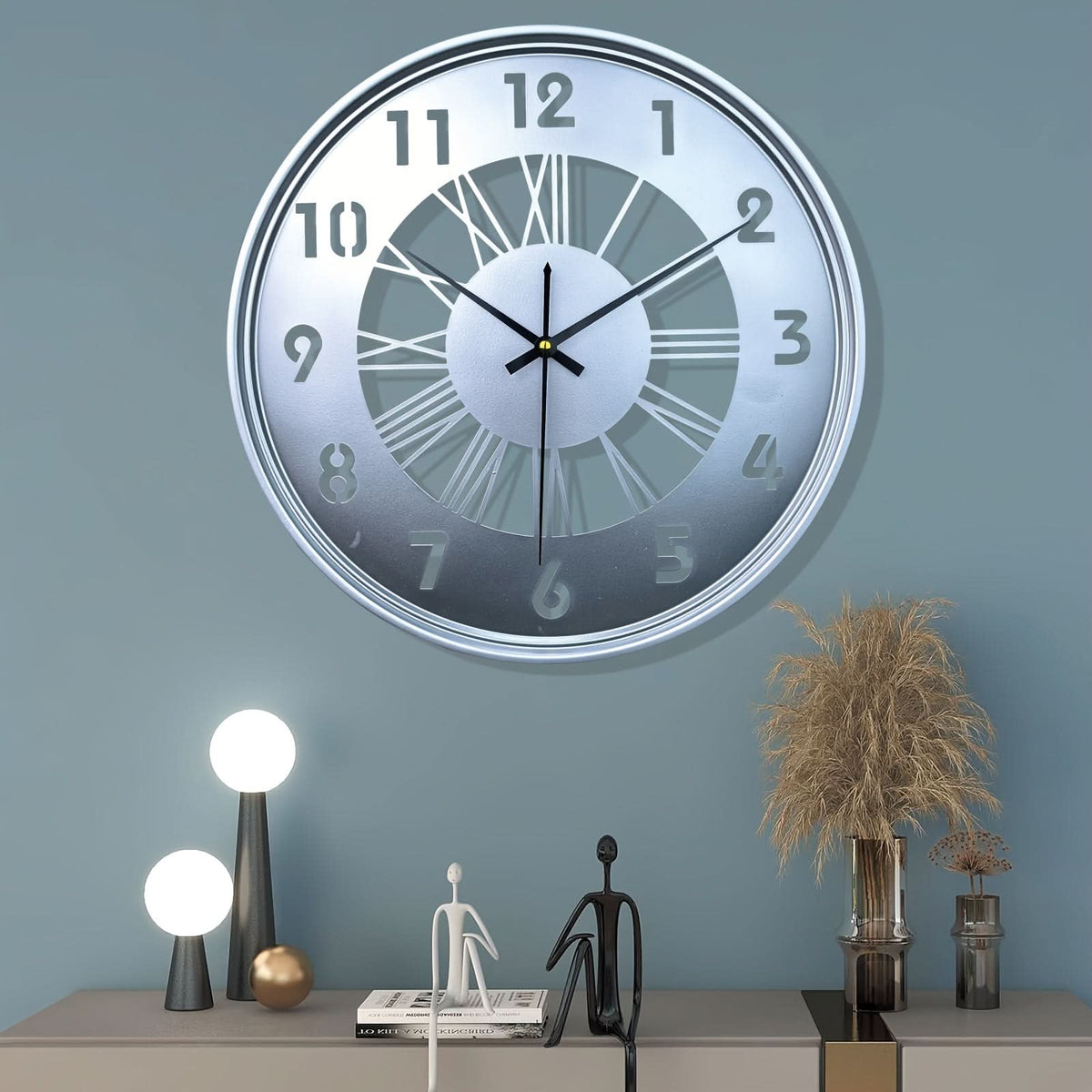 Timeless Minimalist Iron Wall Timepiece