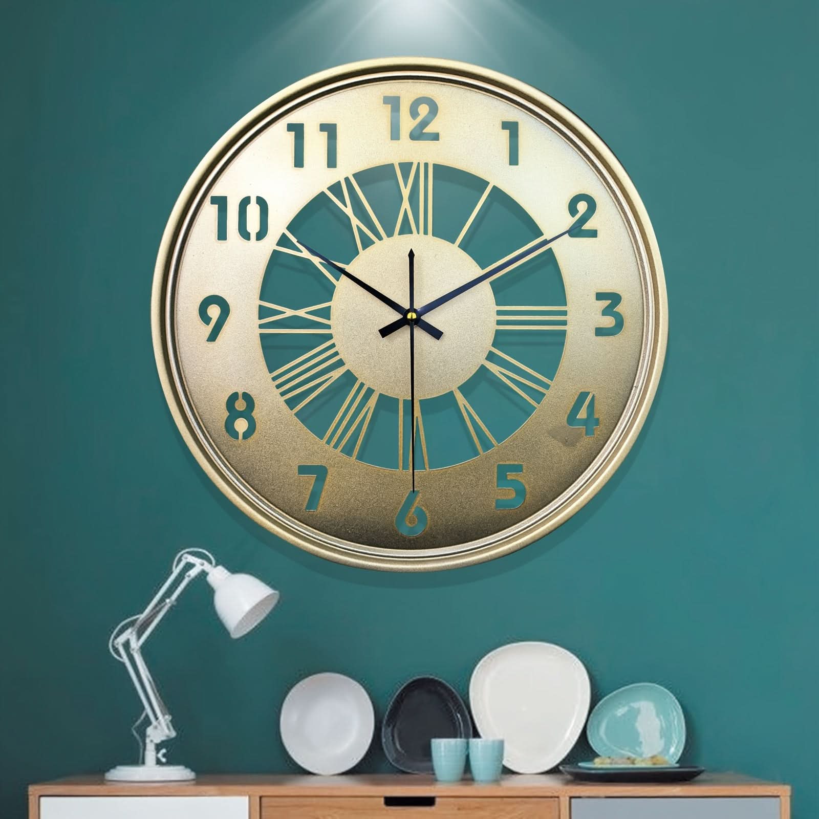 Timeless Minimalist Iron Wall Timepiece