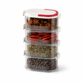 Stackable & Transparent Spice Organizer (Set of 2)