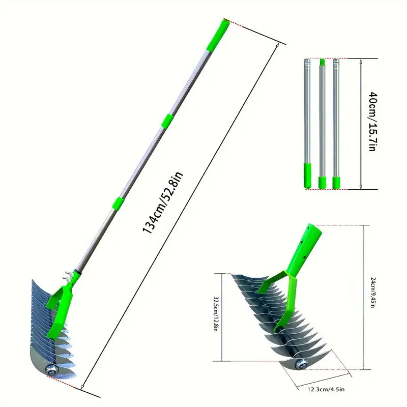 Effortless Lawn Reviver: Premium Dethatching Rake