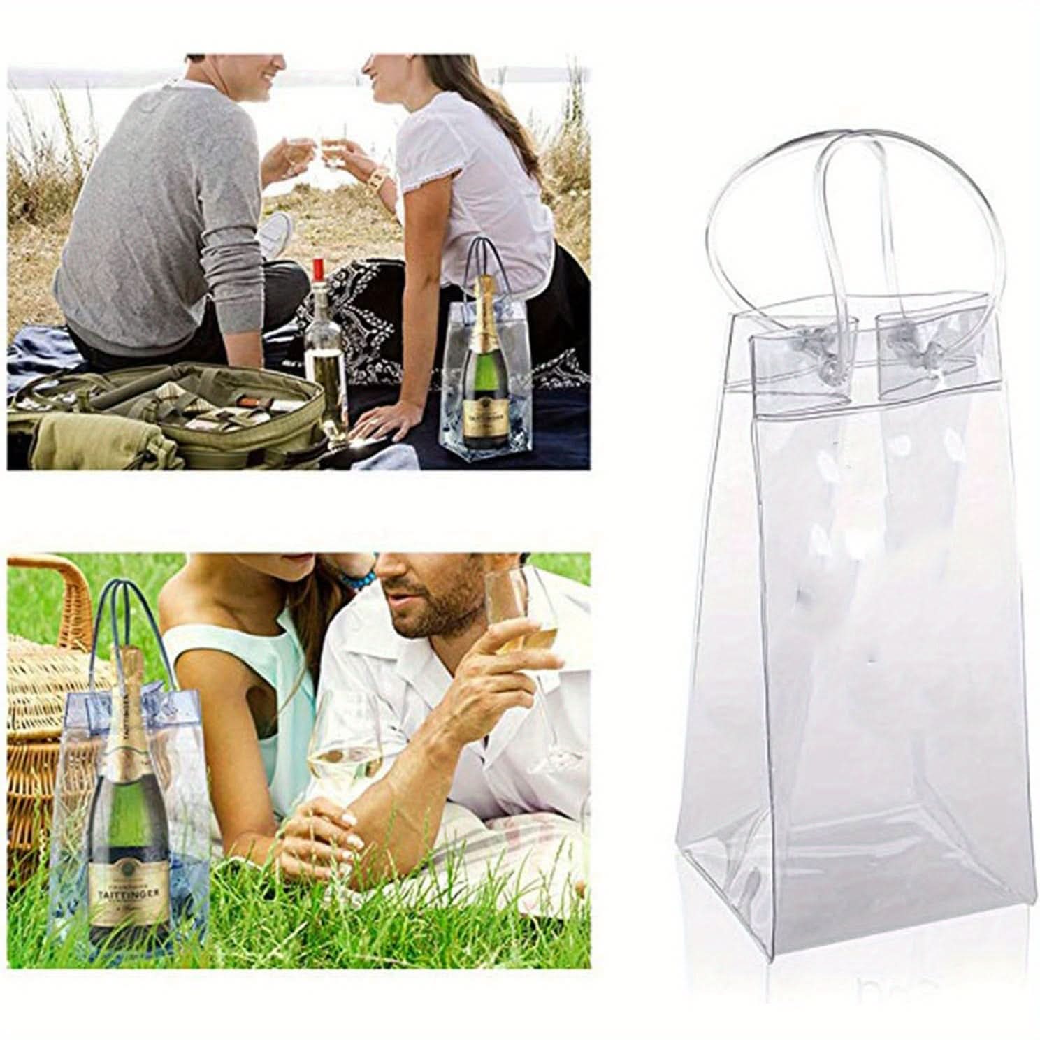 Elegance on the Go – Clear Beverage Cooler Bag for Events