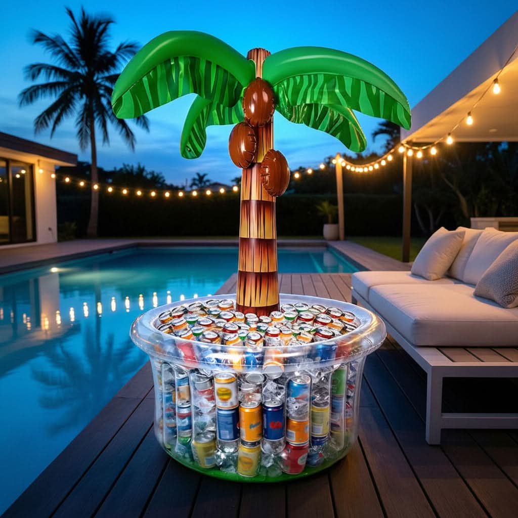 Tropical Oasis Inflatable Drink Chiller