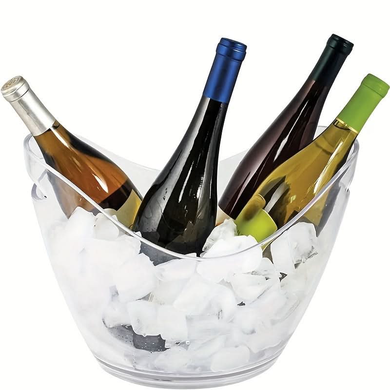 ChillMaster – Elegant Acrylic Beverage Bucket for Effortless Serving