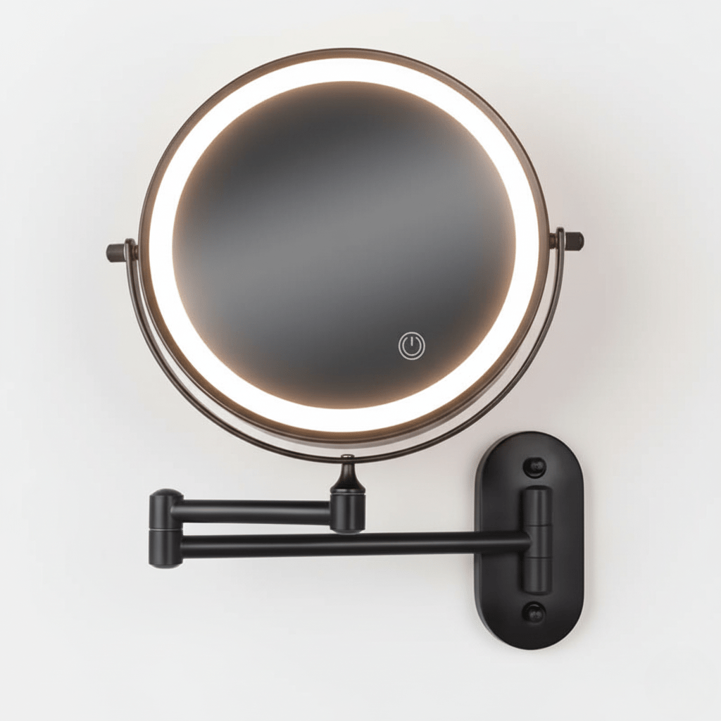 LUMIVIEW – Rechargeable LED Magnifying Makeup Mirror
