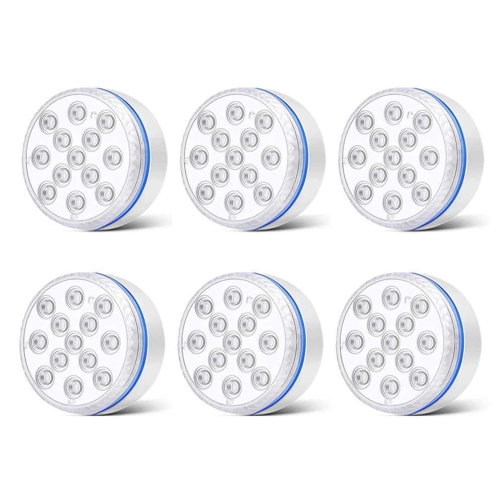 Vibrant Submersible LED Lights for Pool Parties