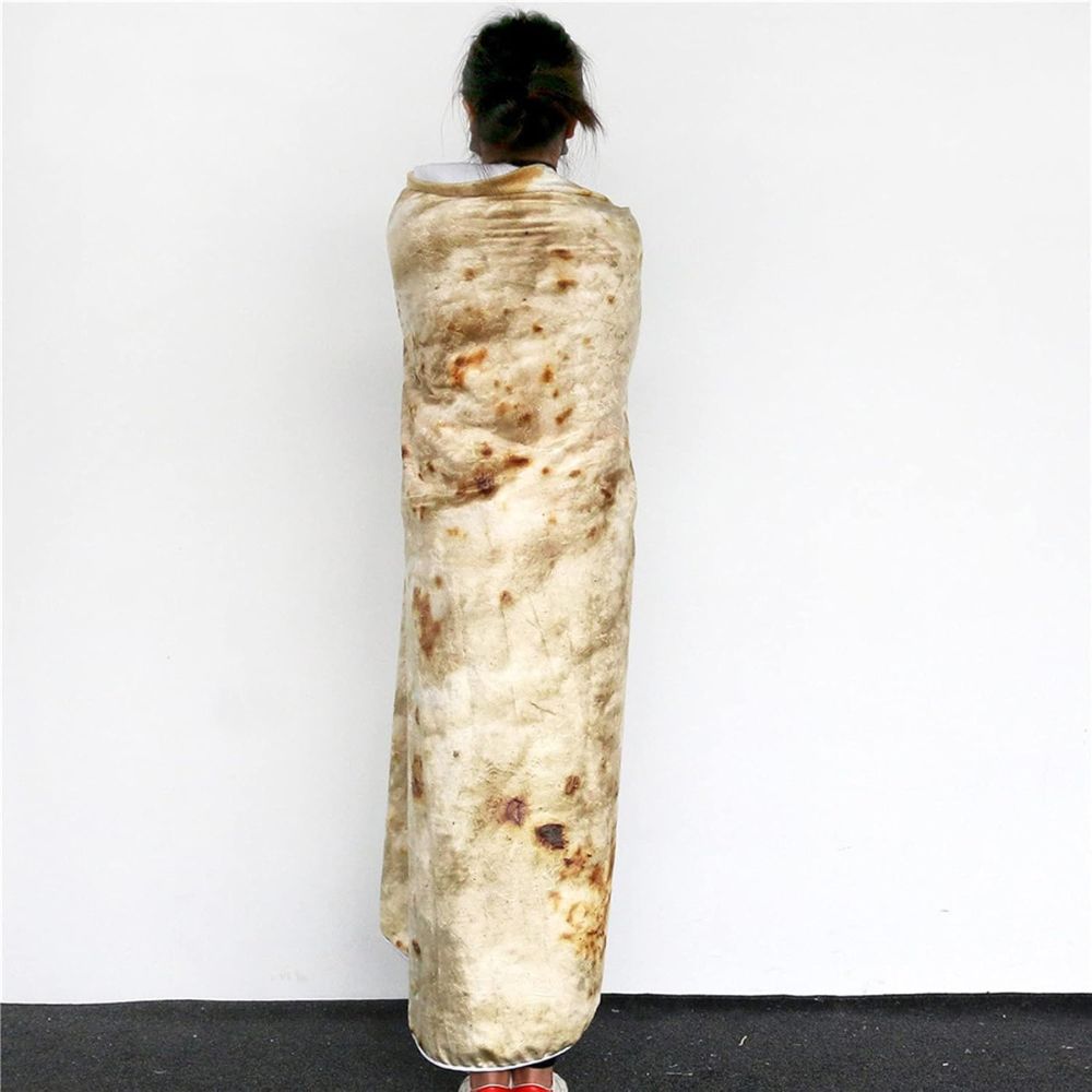 Giant Tortilla Throw Blanket for Cozy Comfort