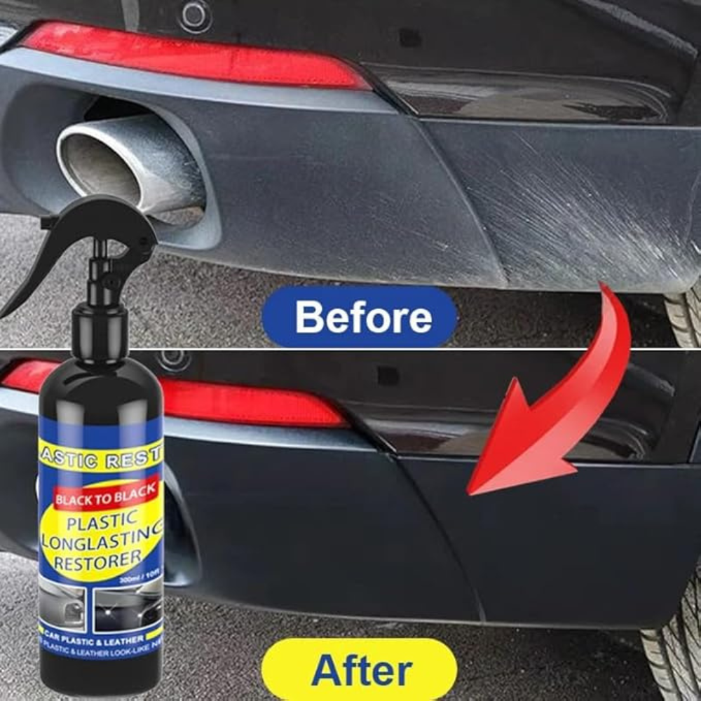 Revive Your Vehicle's Gloss with Premium Black Trim Restorer