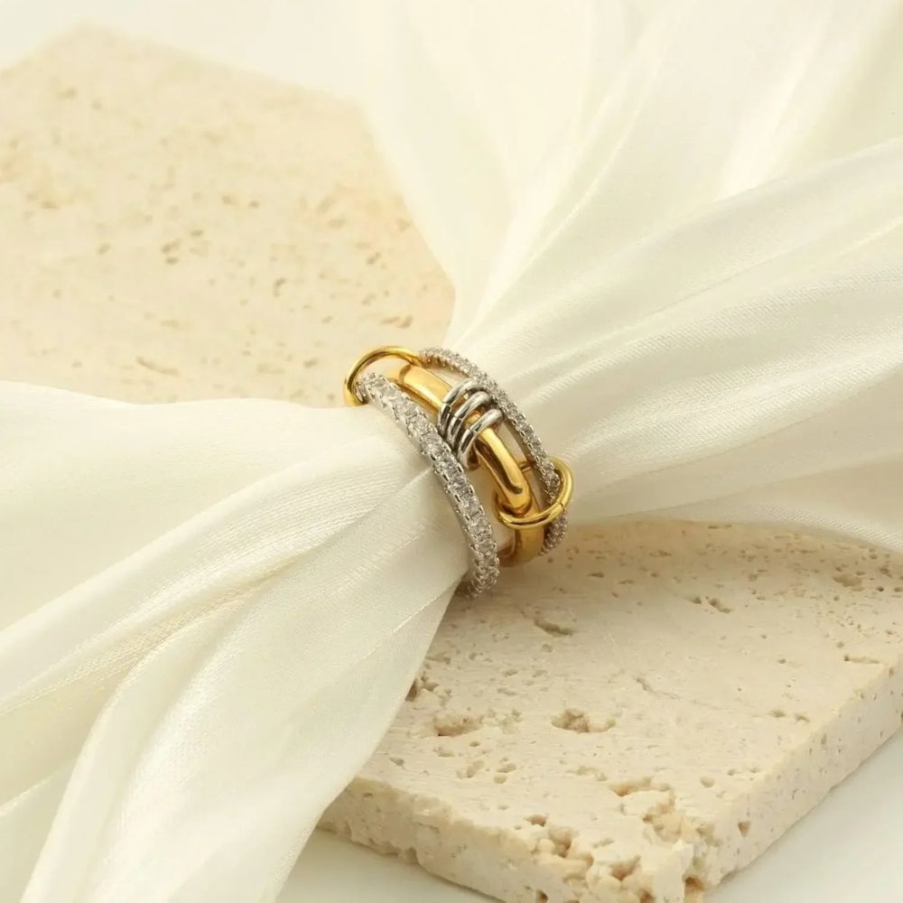 Elegant Gold Layered Ring Set for Everyday Glamour