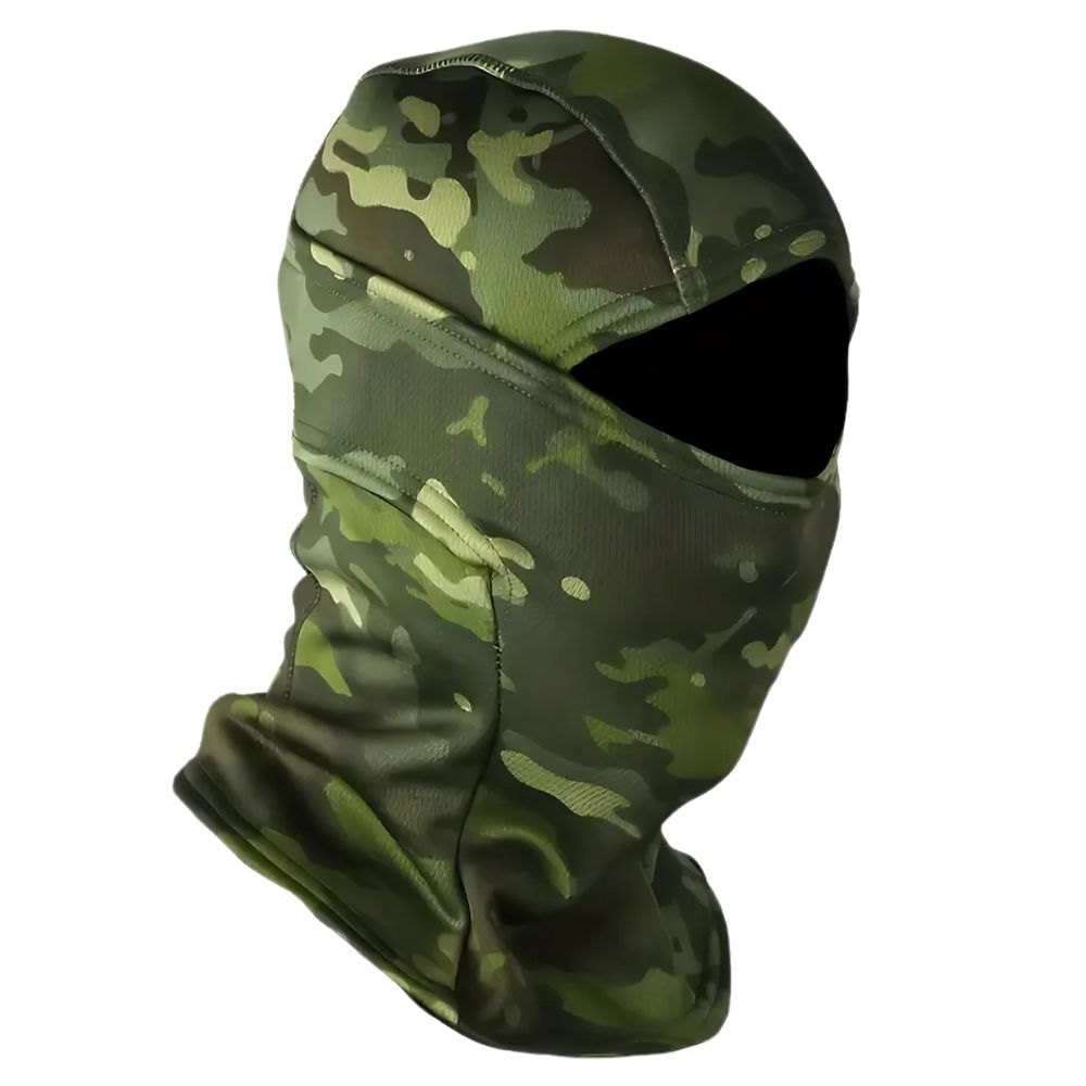 All-Weather Fleece-Insulated Camo Face Mask