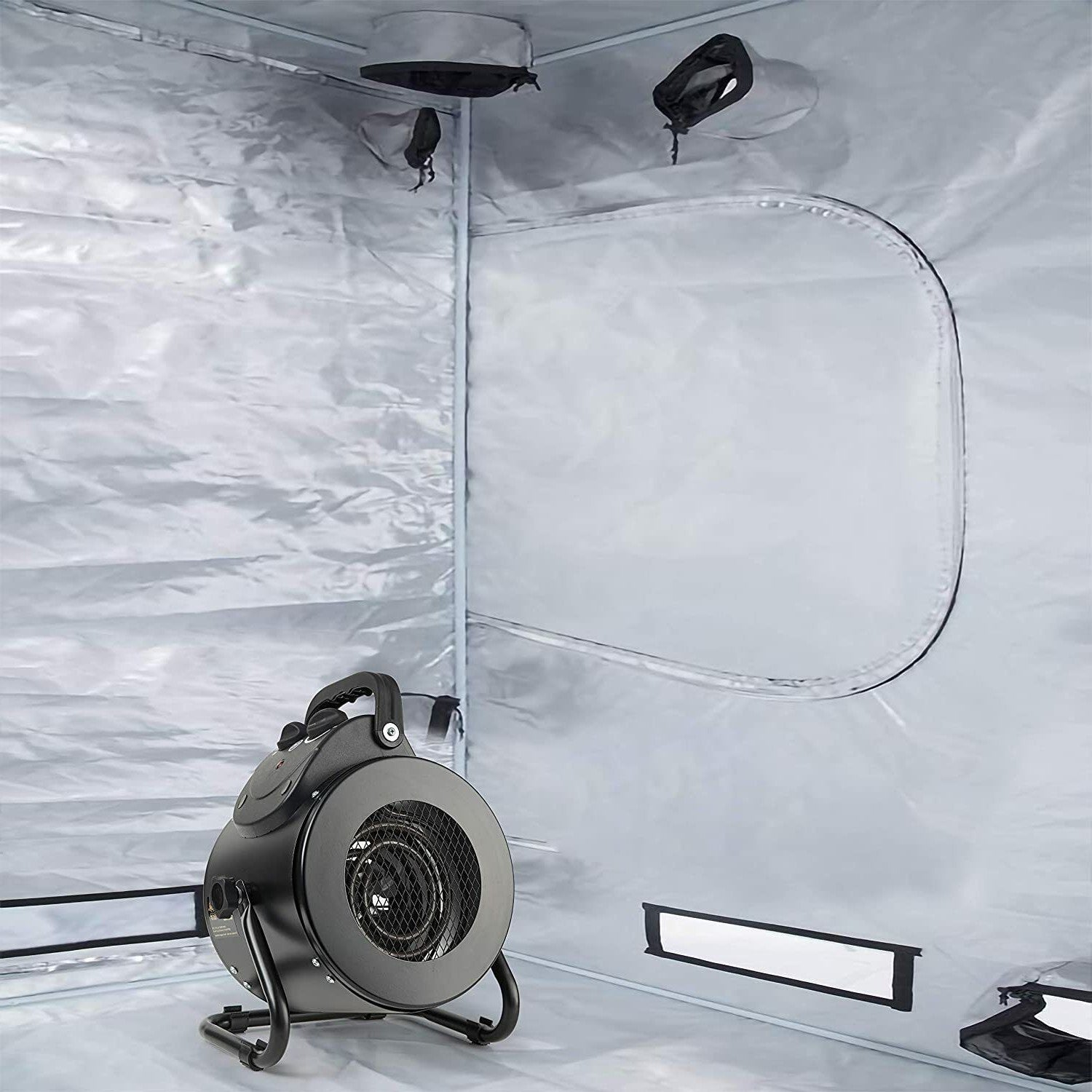 Rapid Warmth Electric Heater for Greenhouse and Workspace