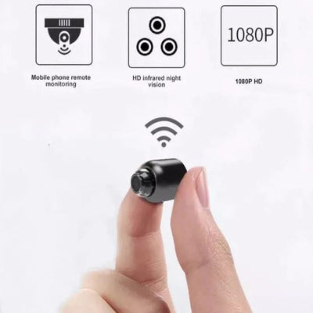 Compact 1080P Indoor Security Camera with Smart Alerts
