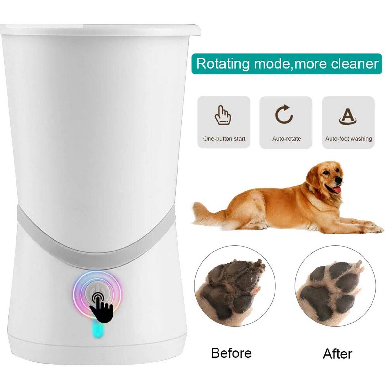 Effortless Pet Paw Washer