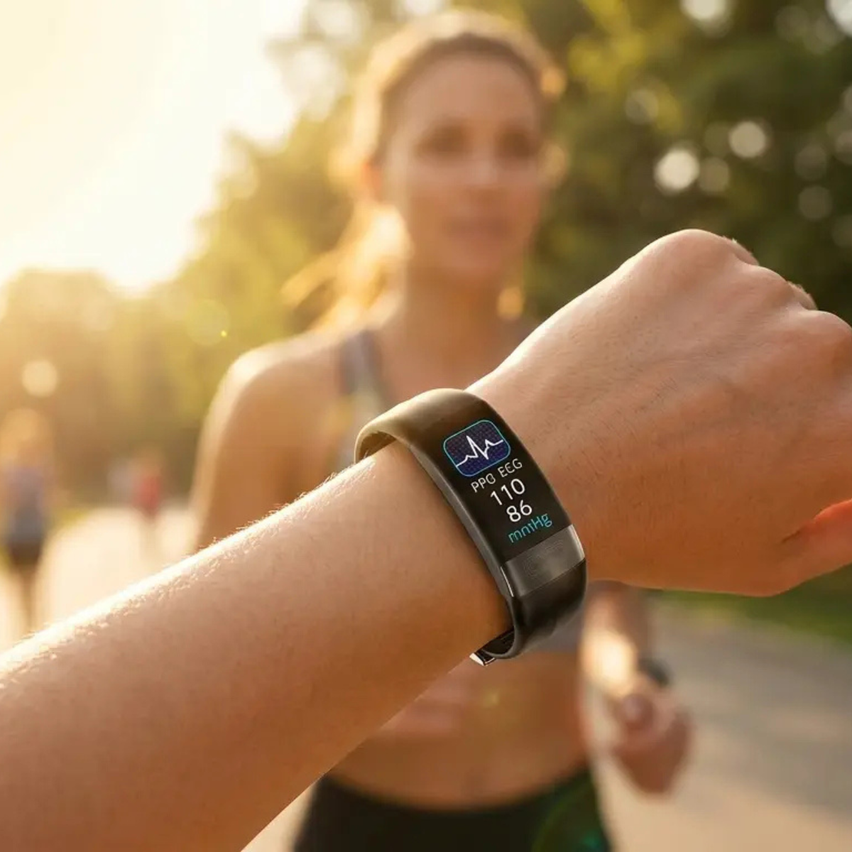 Wellness Pro Band – Heart Rate, EKG, SpO2 & Sleep Monitor