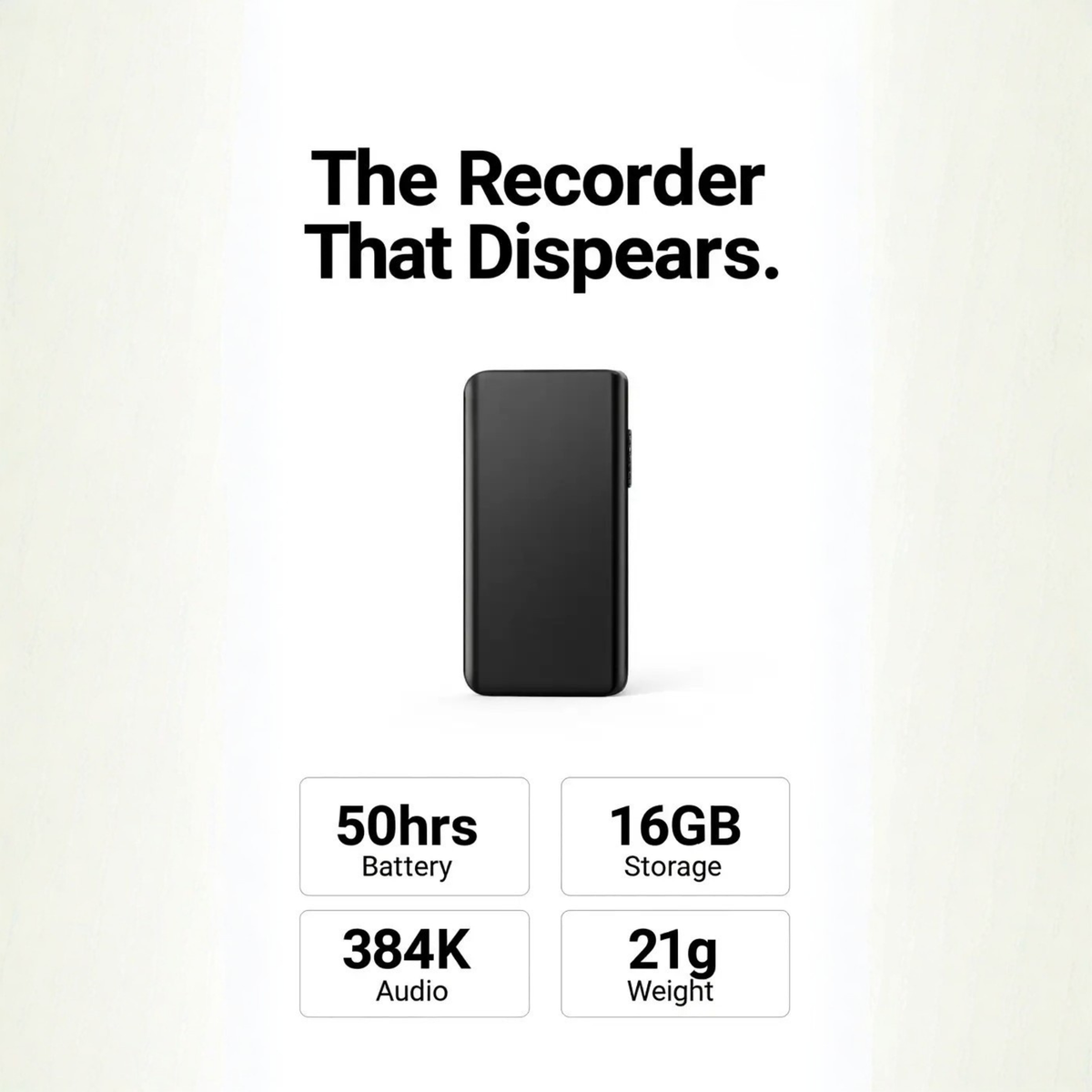 Compact Audio Capture Device – Smart USB Recorder with Voice Activation