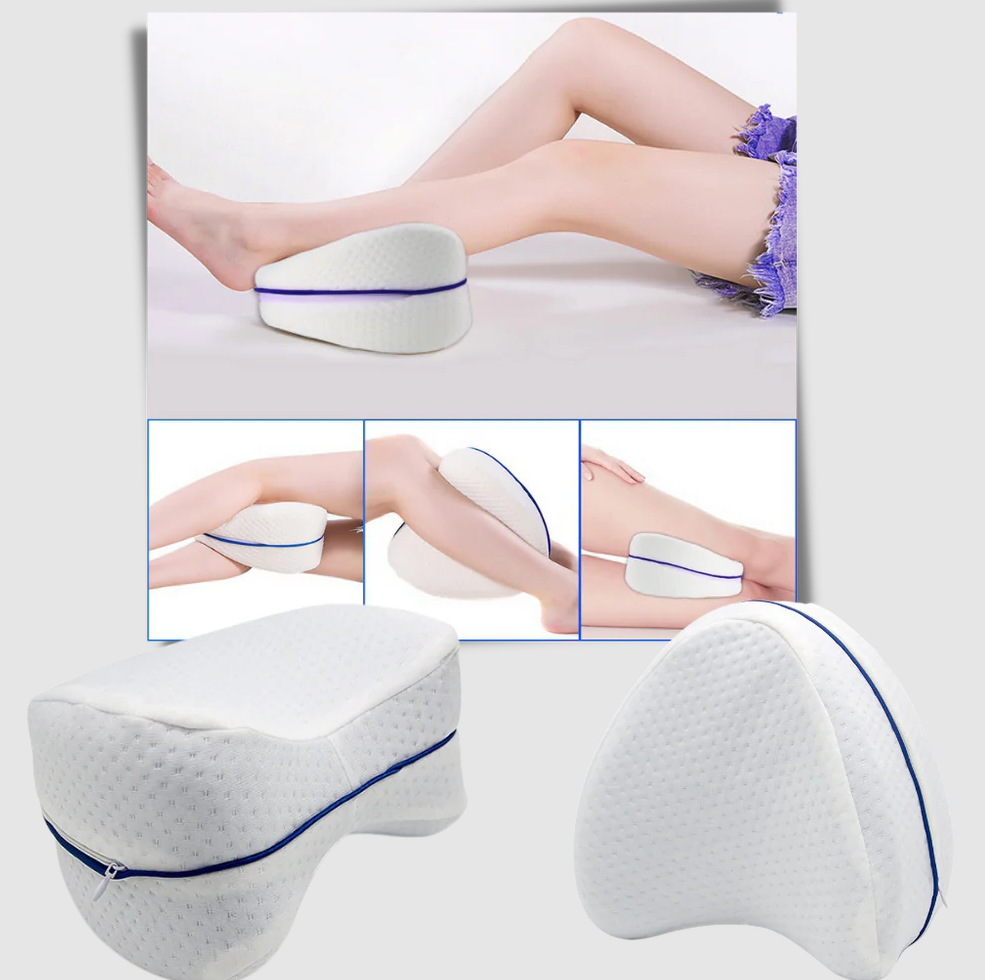 Ergonomic Memory Foam Knee Support Pillow for Comfort