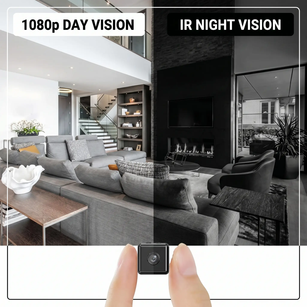 Smart 1080P Wireless Security Camera for Indoor and Outdoor Use