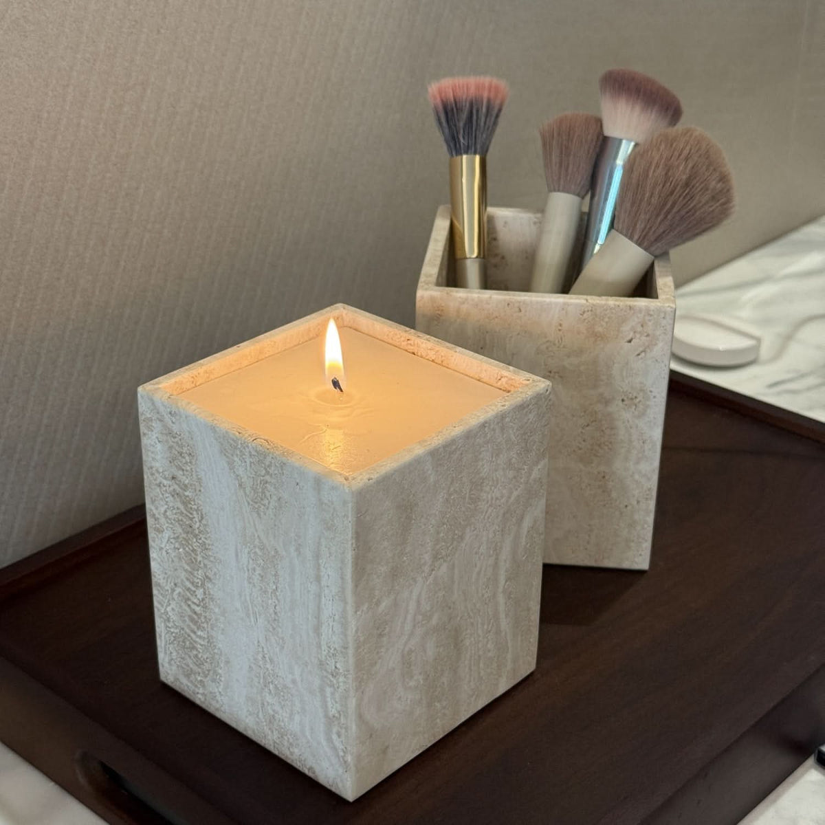 Natural Stone Vanity Organizer: The Luxe Touch for Your Bathroom