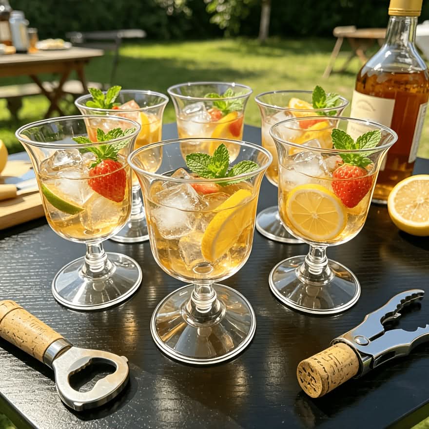 Elegant Outdoor Wine Glass Collection for Every Occasion