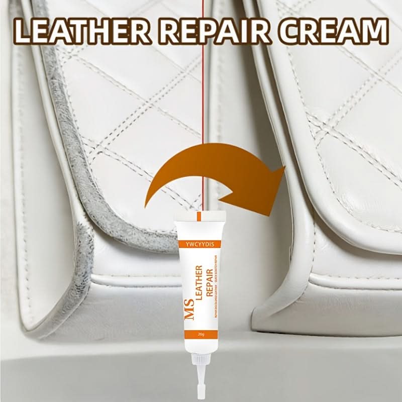 RevivePro – White Leather Restoration Cream with Precision Brush