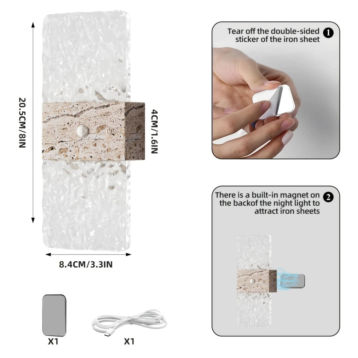 SmartGlow Motion-Activated Rechargeable LED Lamp