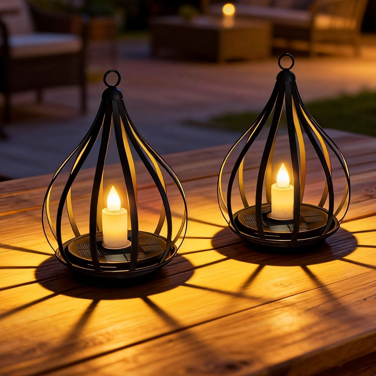 SolaraGlow – Elegant Solar-Powered Hanging Lantern