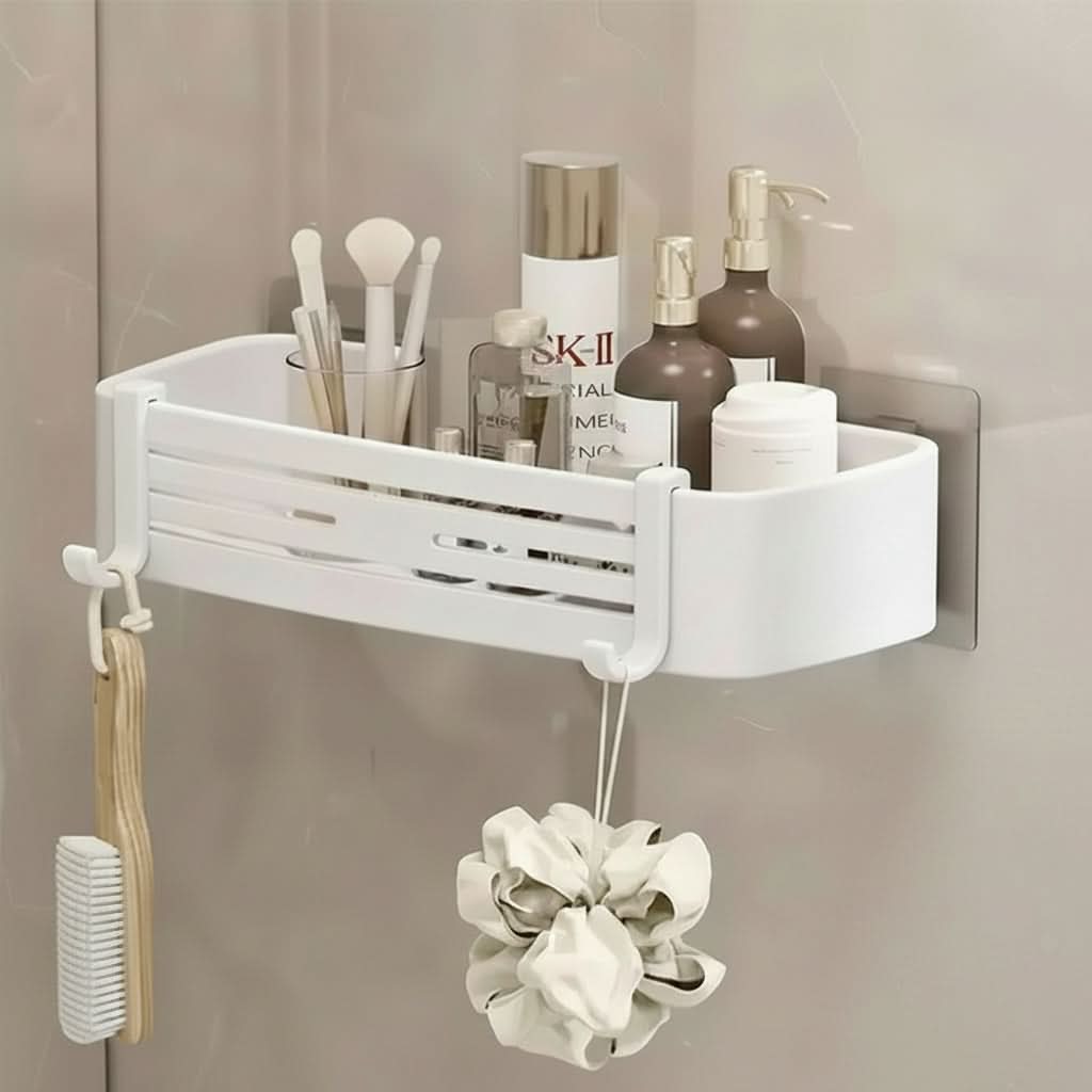 AquaMount – Adhesive Aluminum Wall Shelf for Bathrooms