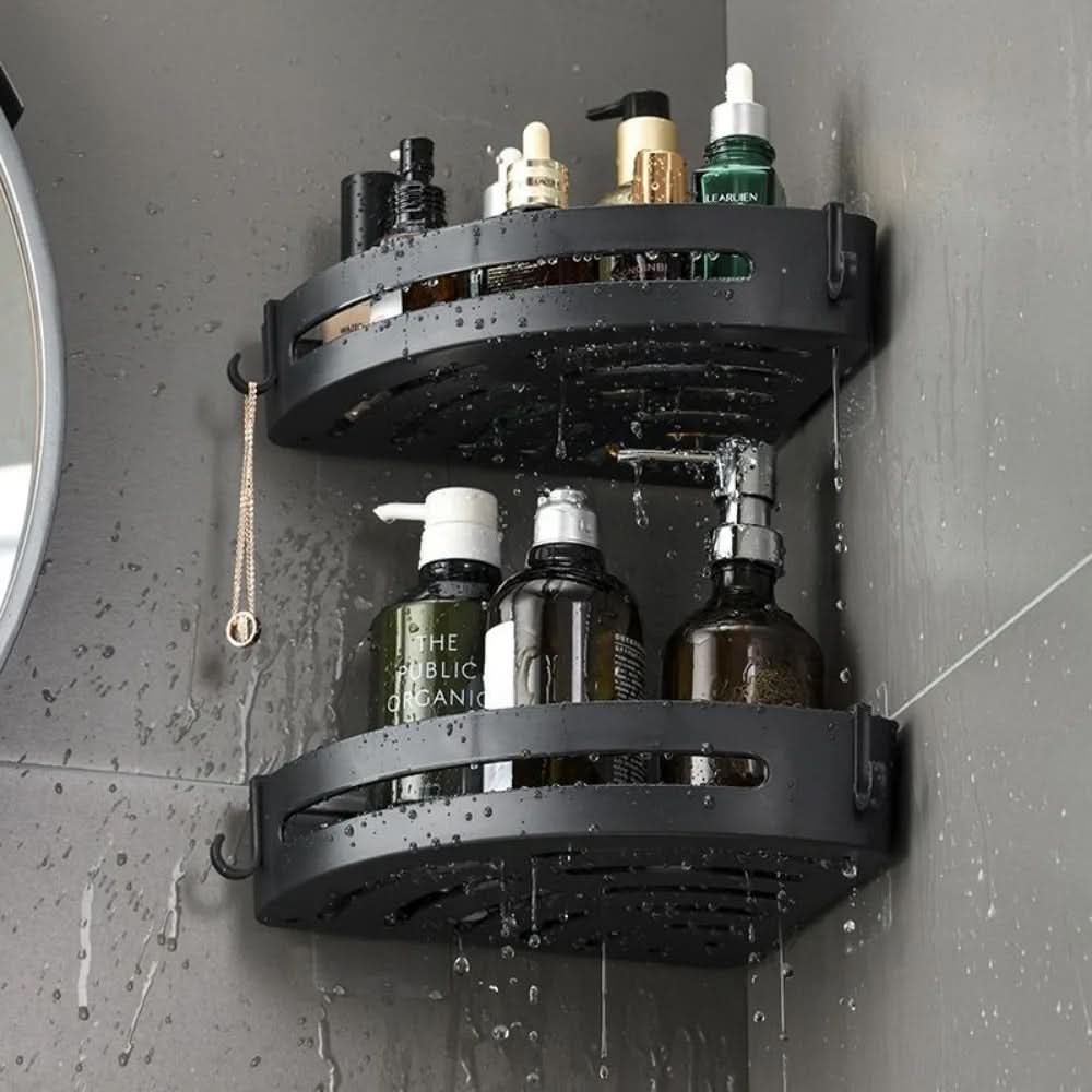 AquaEase – No Drill Adhesive Shower Storage Solution
