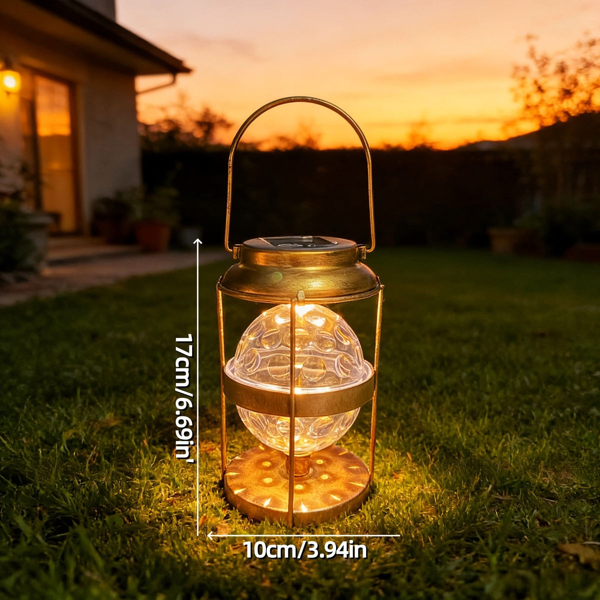 SolaraGlow – Solar-Powered Hanging Lantern for Outdoor Spaces
