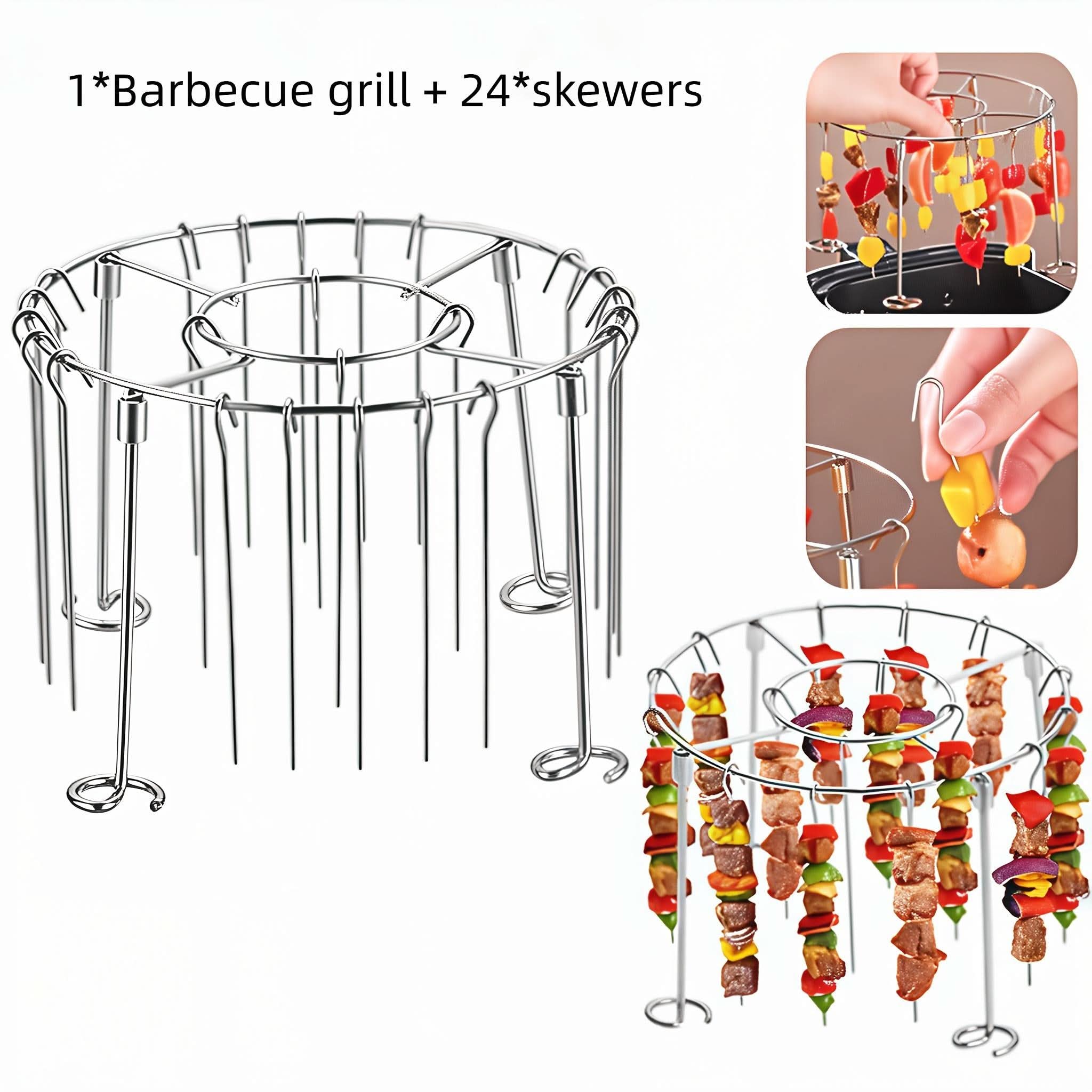 SkewerMaster - Premium Vertical Cooking Rack Set