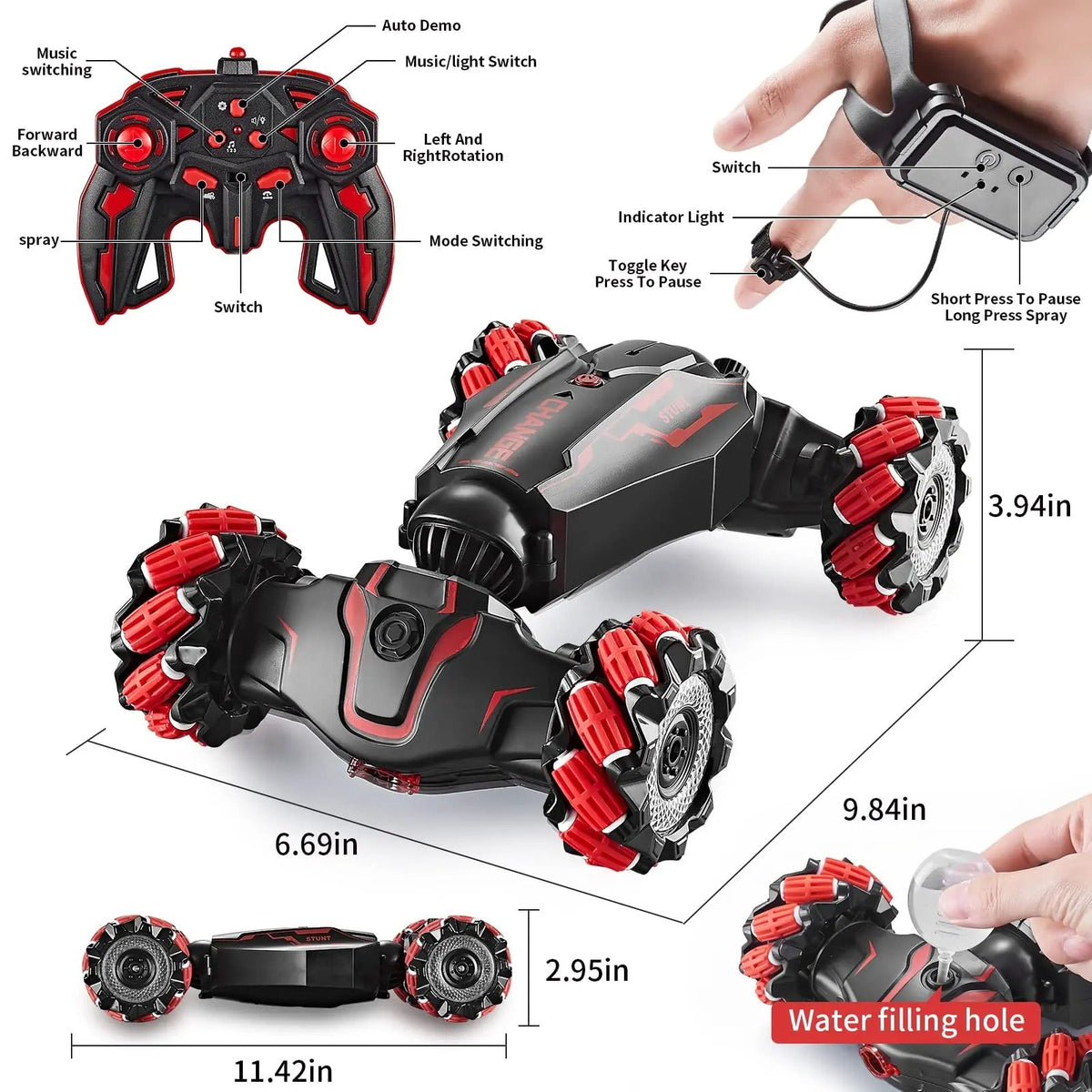 All-Terrain Gesture-Controlled Adventure Vehicle