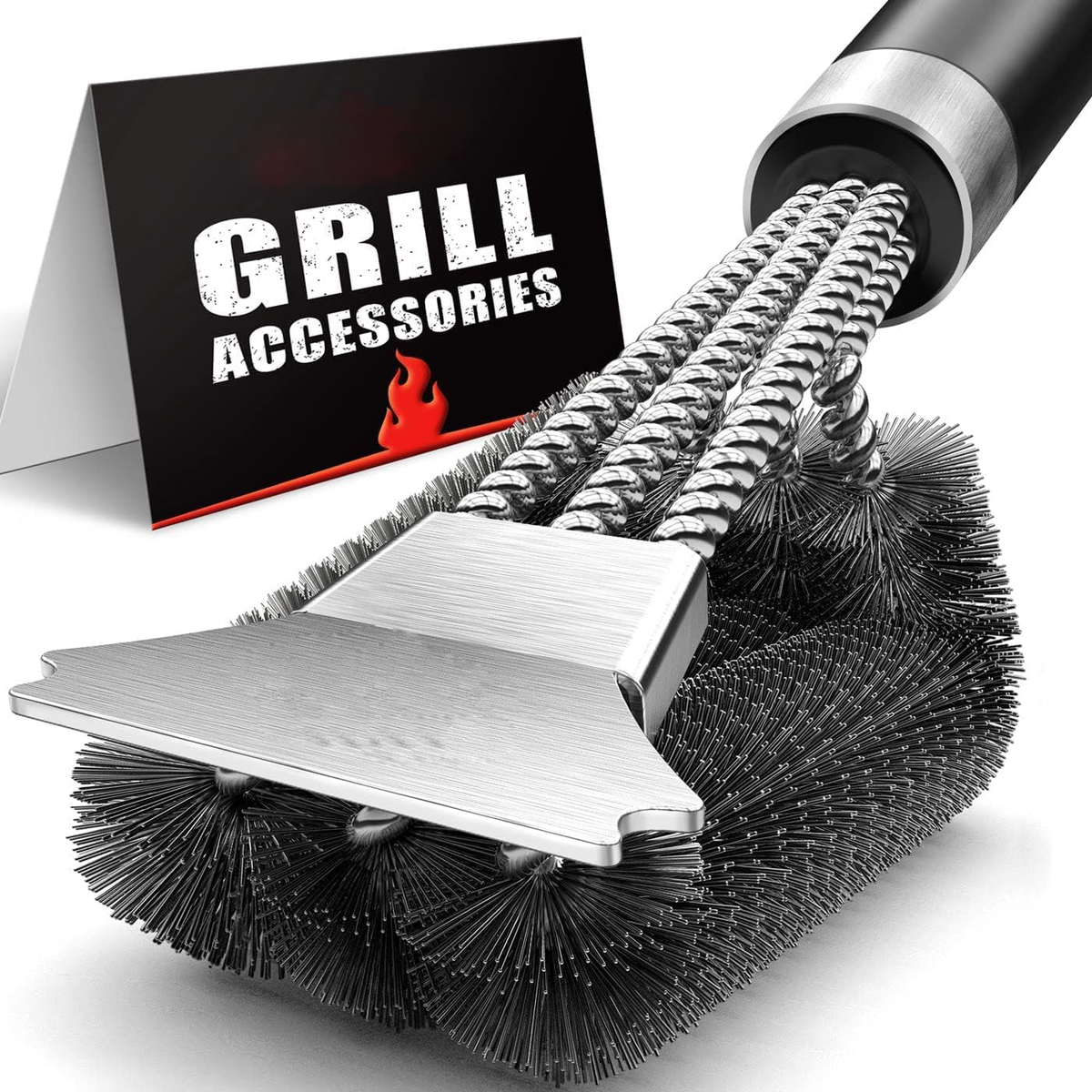 Ultimate Grill Cleaner with 360-Degree Bristle Action