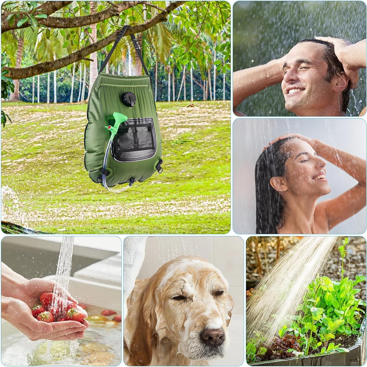Eco-Friendly Solar Shower Bag for Outdoor Adventures