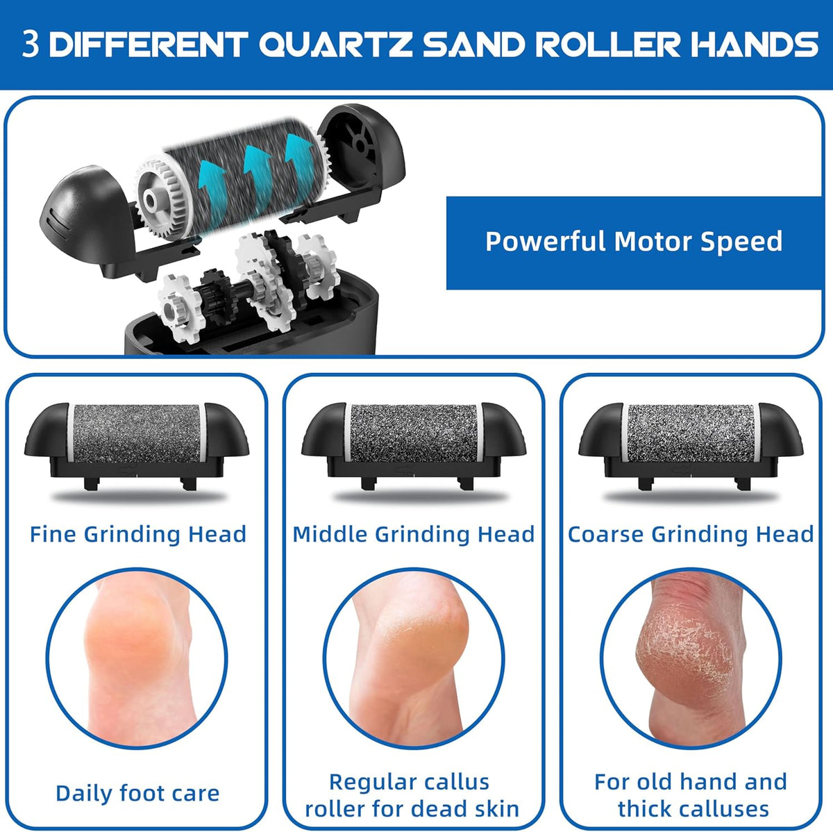 Ultimate Foot Care Electric Exfoliator