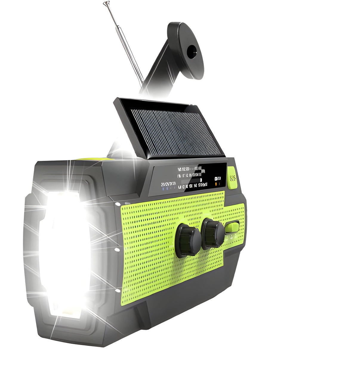 All-Weather Emergency Hand Crank Radio with Flashlight