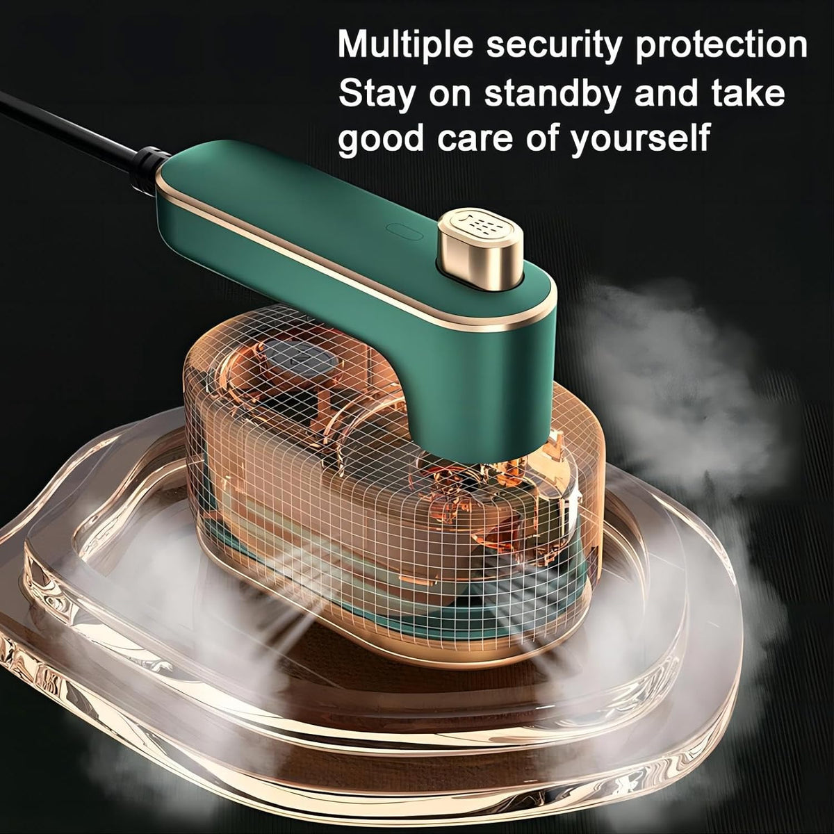 Portable Steam Iron for Effortless Travel Touch-Ups